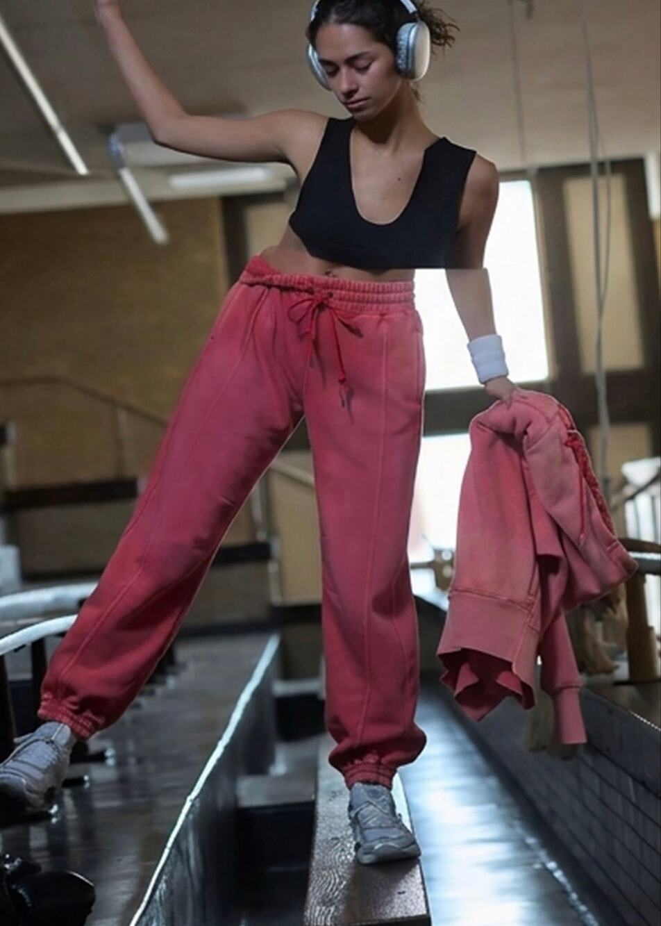 Free People FP Movement Sprint to Finish Washed Sweatpants Medium